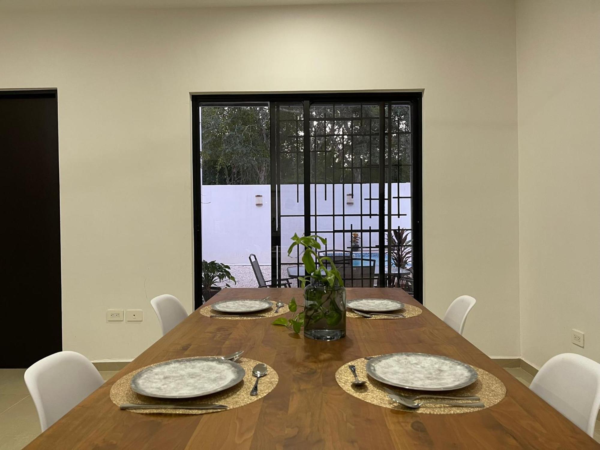 מרידה Kaab: Exclusividad Y Confort En Un Oasis Vacacional Con Piscina מראה חיצוני תמונה