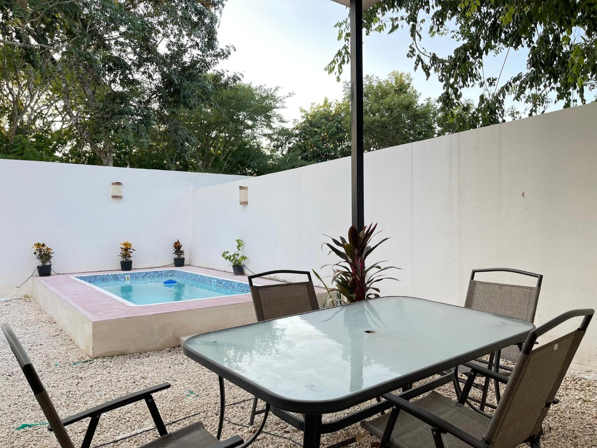מרידה Kaab: Exclusividad Y Confort En Un Oasis Vacacional Con Piscina מראה חיצוני תמונה